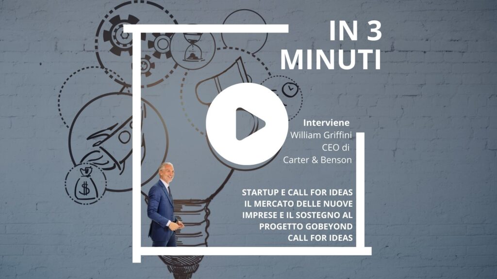 FB VIDEO 3 MINUTI WILLIAM STARTUP E GOBEYOND